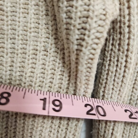Madewell | Thompson Tan Pocket Knit Crew Sweater Small - Picture 10 of 10
